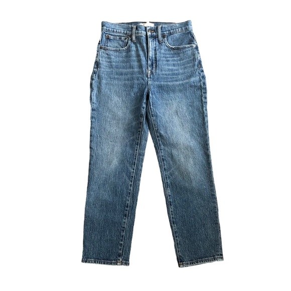 Madewell Denim - Madewell High Rise Classic Straight Jeans Size 27